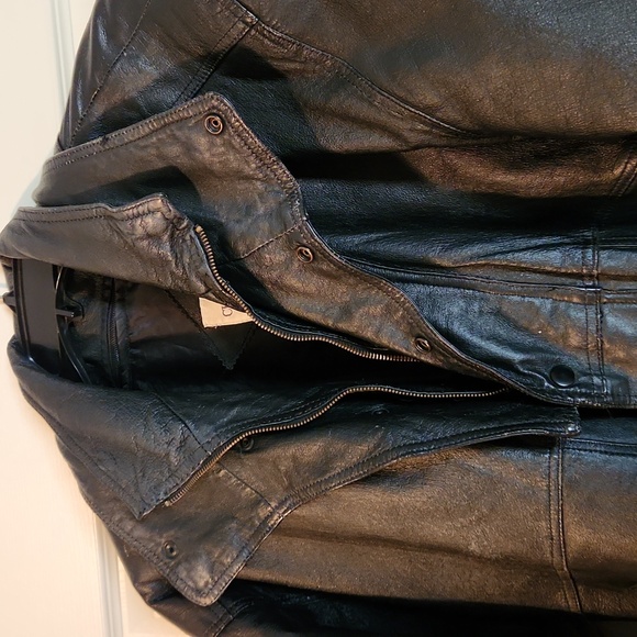 Charles Klein leather coat - Picture 2 of 4